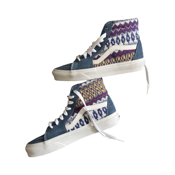 NWT Vans Fair Isle Sk8 Hi - size 5W 3.5M - Picture 4 of 6
